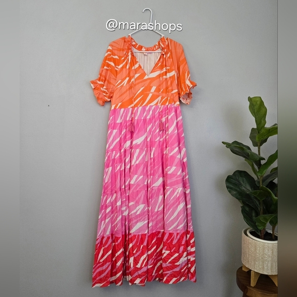 Briton Court Sadie Zebra Maxi Dress - Picture 2 of 8